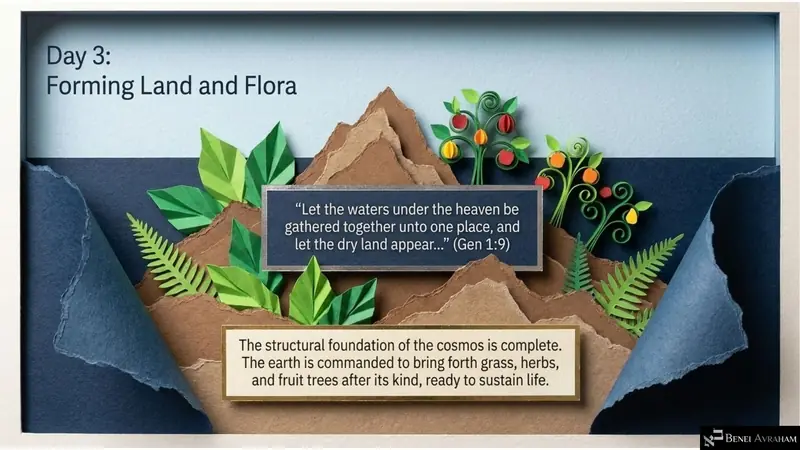 Day 3: Forming Land and Flora (Genesis 1:9)