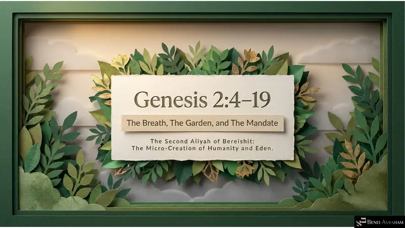 Genesis 2:4–19: The Breath, the Garden, and the Mandate — the Second Aliyah of Bereshit