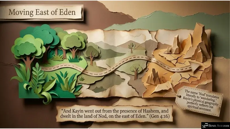 Moving east of Eden: the land of Nod (Genesis 4:16)
