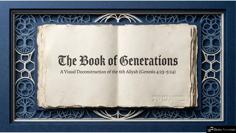 The Book of Generations: a visual deconstruction of the Sixth Aliyah (Genesis 4:23–5:24)