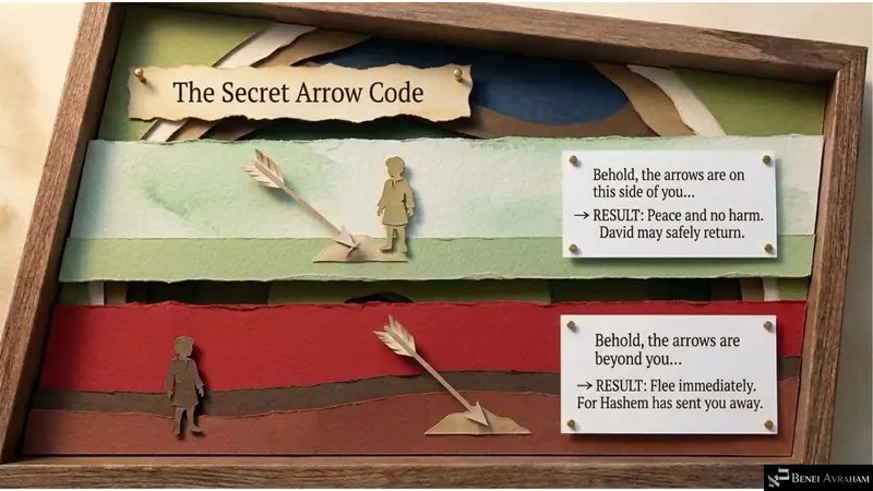 The secret arrow code (1 Samuel 20:20–22)