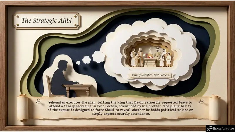 The strategic alibi: the family sacrifice in Beit Lechem (1 Samuel 20:28–29)