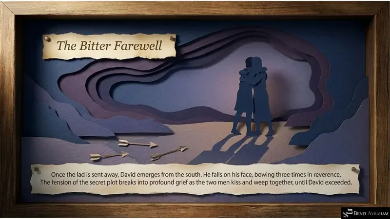 The bitter farewell (1 Samuel 20:41)