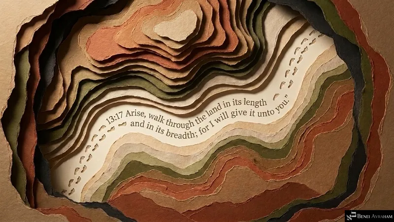 “Arise, walk through the land in its length and in its breadth” (Genesis 13:17)