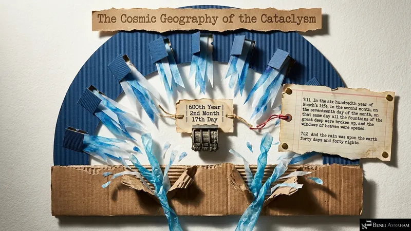 The cosmic geography of the cataclysm: the fountains of the deep and the windows of heaven (Genesis 7:11–12)