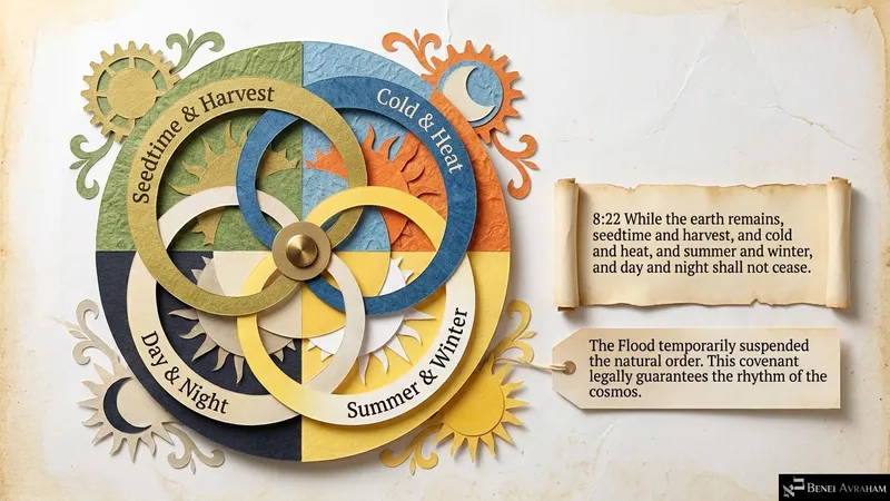 Seedtime and harvest, cold and heat, summer and winter, day and night shall not cease (Genesis 8:22)