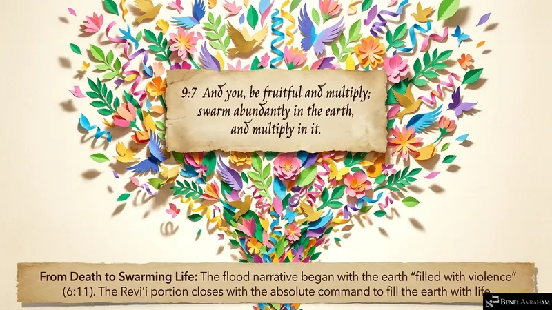 Be fruitful and multiply, swarm abundantly in the earth (Genesis 9:7)