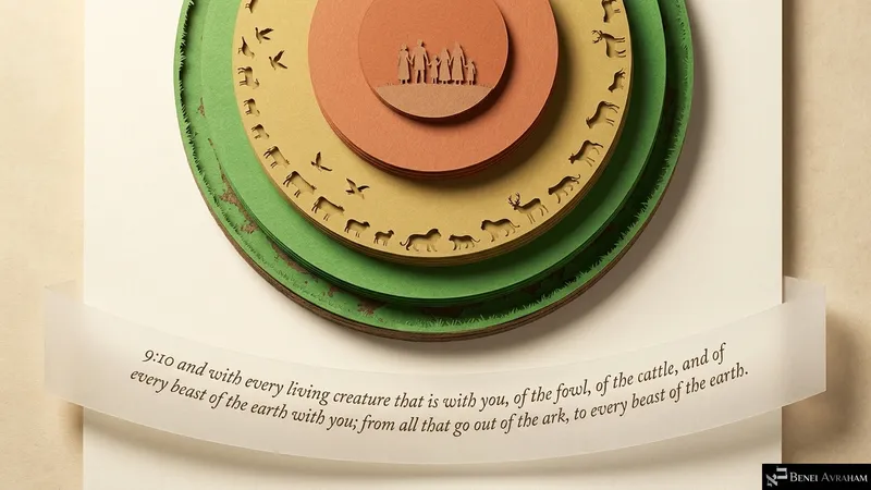 The covenant includes every living creature that came out of the ark (Genesis 9:10)