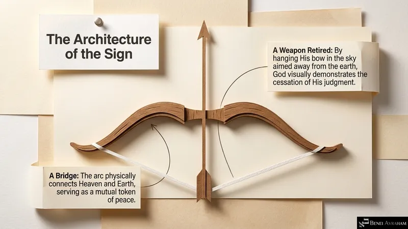 The architecture of the sign: a weapon retired and a bridge between heaven and earth